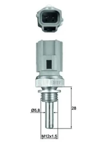 Термовыключатель TSE27 MAHLE