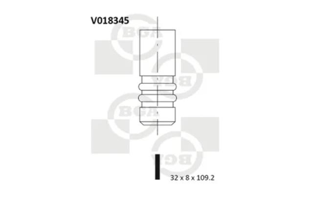 Выхлопной клапан V018345 BGA