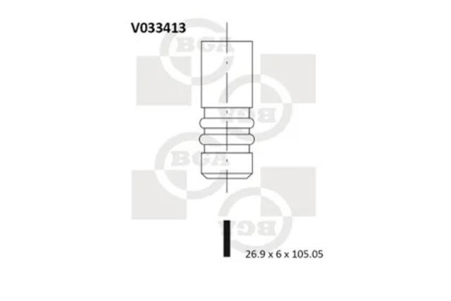 Впускной клапан V033413 BGA