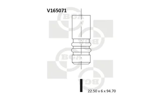 Выхлопной клапан V165071 BGA