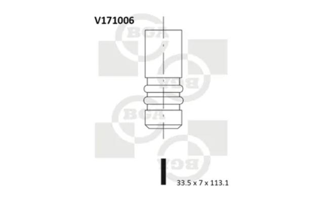 Клапан впускной V171006 BGA