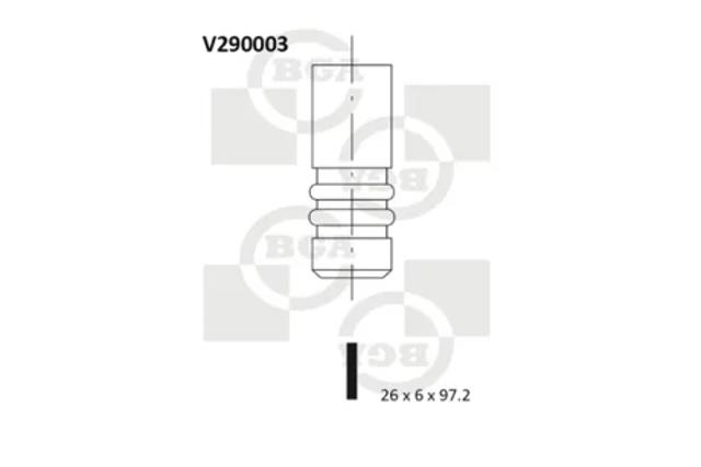 Выхлопной клапан V290003 BGA