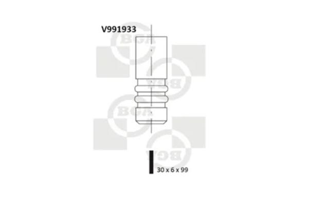 Клапан впускной V991933 BGA