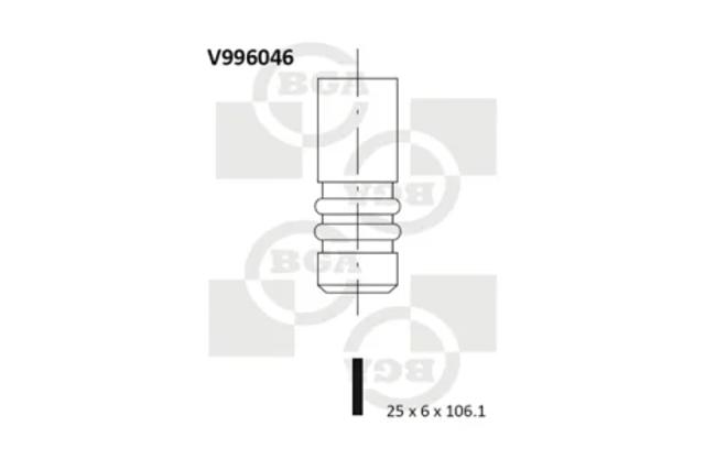 Выпускной клапан двигателя V996046 BGA