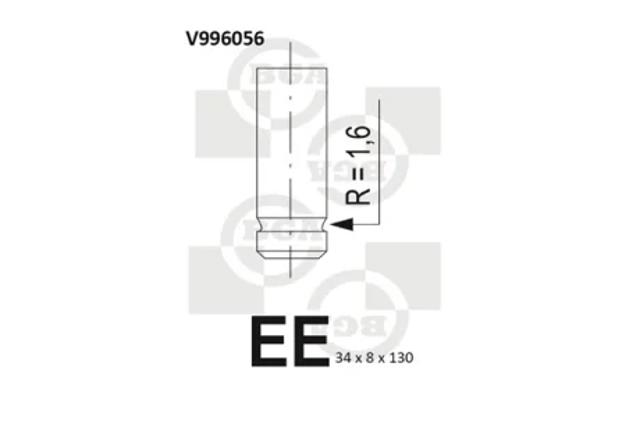 Клапан выпускной V996056 BGA