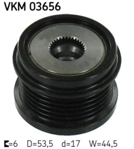 Инерционный шкив VKM03656 SKF