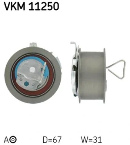 Ролик натяжителя ремня ГРМ VKM11250 SKF