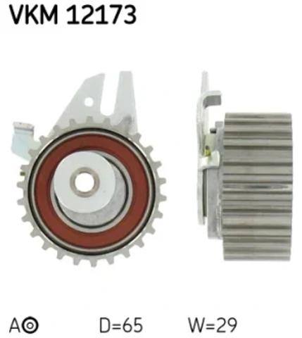 Ролик натяжителя ремня ГРМ VKM12173 SKF