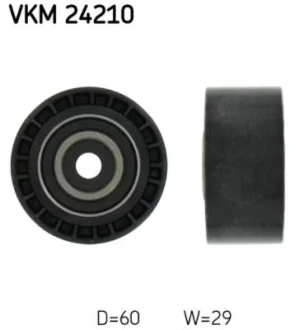 Ролик ремня ГРМ, паразитный VKM24210 SKF