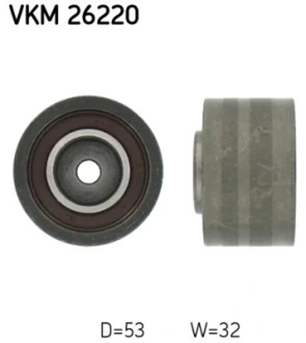 Ведуший ролик ГРМ VKM26220 SKF