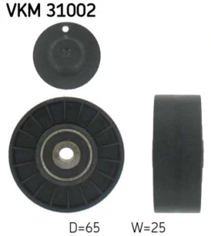Ролик приводного ремня, паразитный VKM31002 SKF
