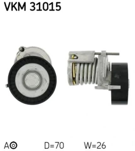 Натяжная планка поликлинового ремня VKM31015 SKF