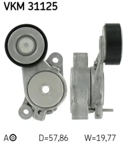 Ролик натяжителя приводного ремня VKM31125 SKF