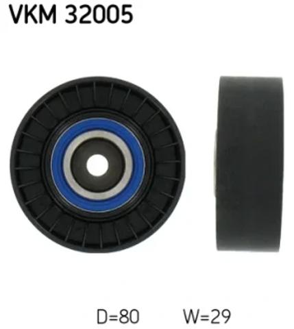 Ролик приводного ремня, паразитный VKM32005 SKF