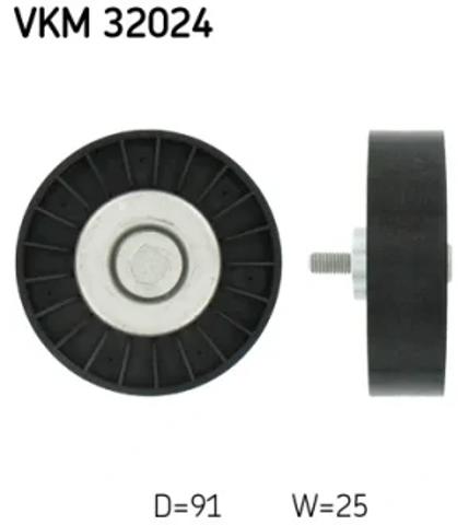 Паразитный ролик приводного ремня VKM32024 SKF