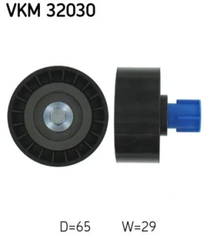 Паразитный ролик приводного ремня VKM32030 SKF