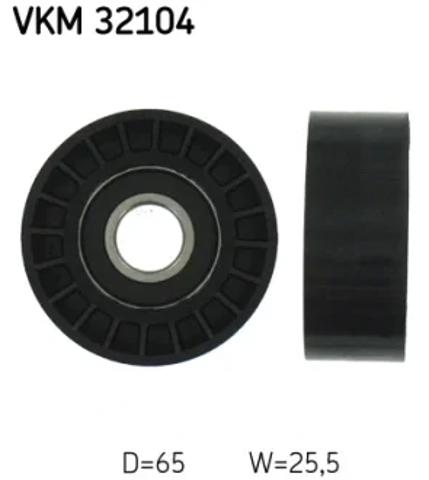 Паразитный ролик приводного ремня VKM32104 SKF