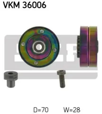 Ролик натяжителя приводного ремня VKM36006 SKF