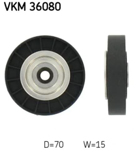 Ролик приводного ремня, паразитный VKM36080 SKF