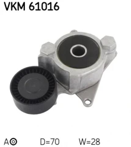 Ролик натяжителя ремня агрегатов VKM61016 SKF