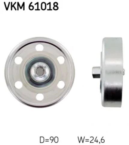 Ролик натяжителя приводного ремня VKM61018 SKF