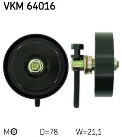 Натяжной ролик VKM64016 SKF