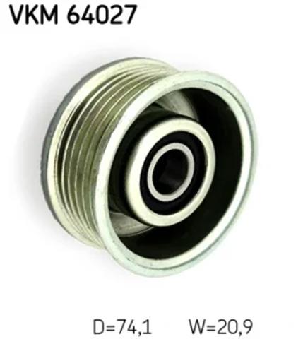 Ролик приводного ремня, паразитный VKM64027 SKF