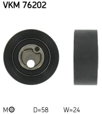 Ролик натяжителя ремня газораспределения VKM76202 SKF