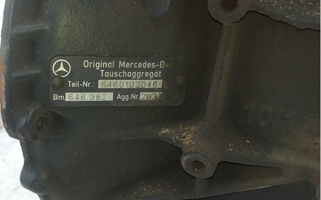 Мотор в сборе 646982 MERCEDES