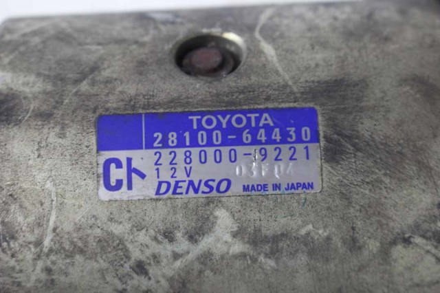 TOYOTA 2810064430 Стартер в наличии Чернигов
