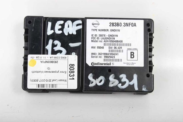 Блок управление Bluetooth 283B03NF0A NISSAN