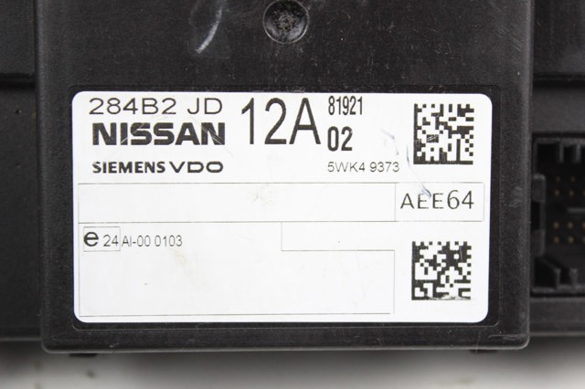 NISSAN 284B2JD12A Блок комфорта в наличии Николаев