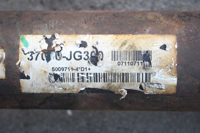 37000JG300 NISSAN Вал карданный задний, в сборе купить в Житомир
