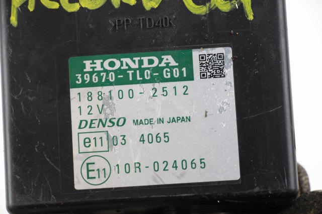 39670TL0G01 HONDA Модуль управления (ЭБУ) парктроником купить в Днепр