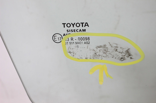 TOYOTA 68101F4010 Стекло двери передней правой в наличии Кривой Рог