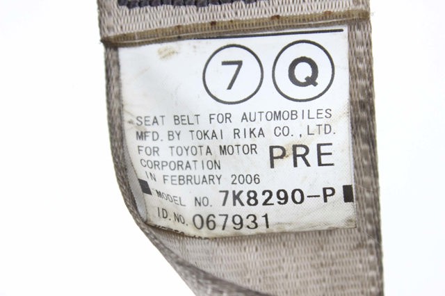 7322048060A0 TOYOTA Левый ремень безопасности купить в Сумы