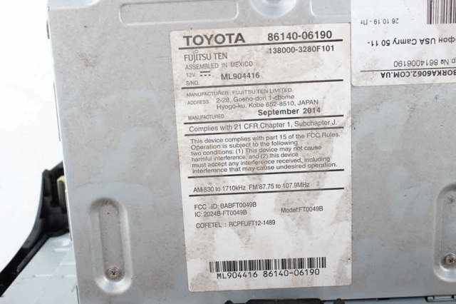 8614006190 TOYOTA купить в Кривой Рог