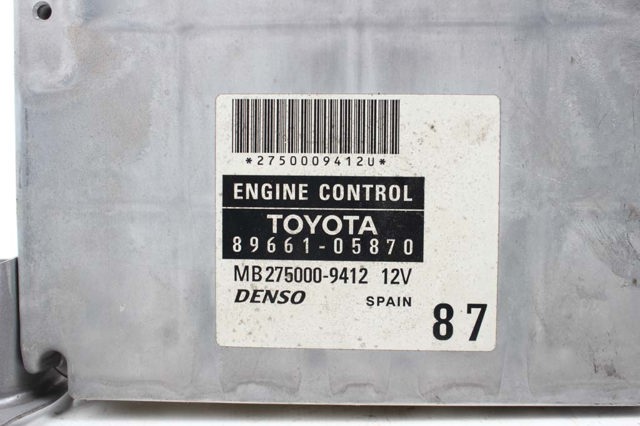 ЭБУ двигателем 8966105870 TOYOTA