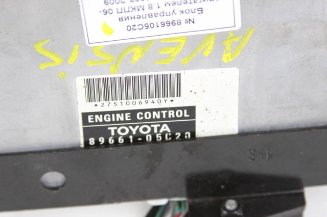 8966105C20 TOYOTA Модуль управления (ЭБУ) двигателем купить в Винница