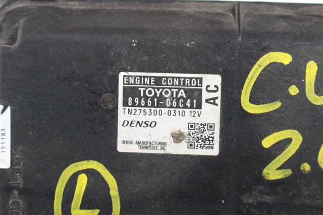 ЭБУ двигателем 8966106C41 TOYOTA