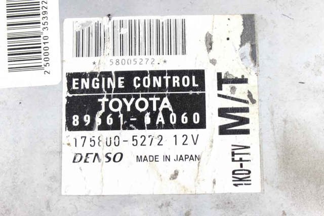 TOYOTA 896616A060 Модуль управления (ЭБУ) двигателем в наличии Львов