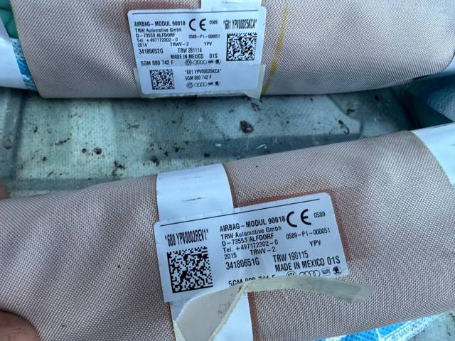 5GM880741F VAG Подушка безопасности (AIRBAG) шторка боковая левая купить в Черкассы