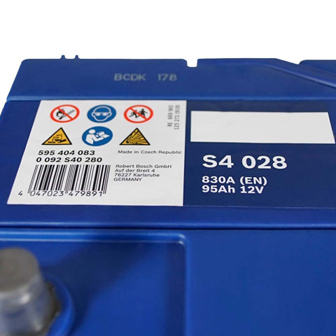 BOSCH 0092S40280 Аккумулятор в наличии Харьков