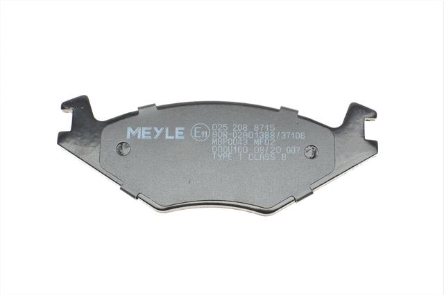 0252088715 MEYLE Передние тормозные колодки купить в Киев