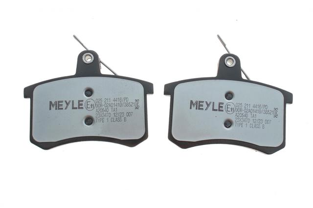 MEYLE 0252114416PD Задние тормозные колодки в наличии Николаев