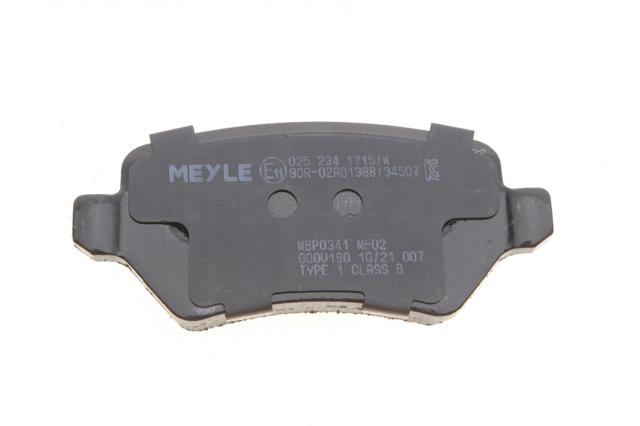 MEYLE 0252341715W Колодки тормозные задние дисковые в наличии Ирпень