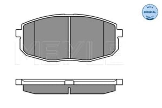 MEYLE 0252396617W Колодки тормозные передние дисковые в наличии Черкассы
