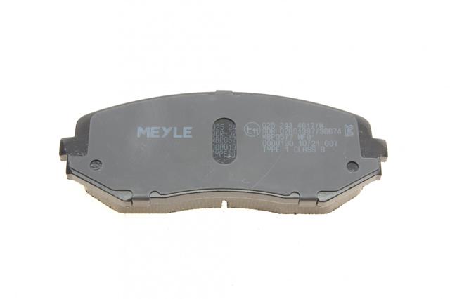 0252434617W MEYLE Колодки тормозные задние дисковые купить в Львов