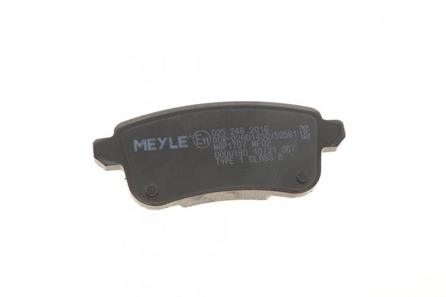 0252482016 MEYLE Задние тормозные колодки купить в Винница