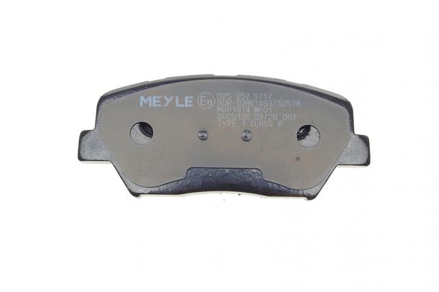0252575717 MEYLE Колодки тормозные передние дисковые купить в Чернигов